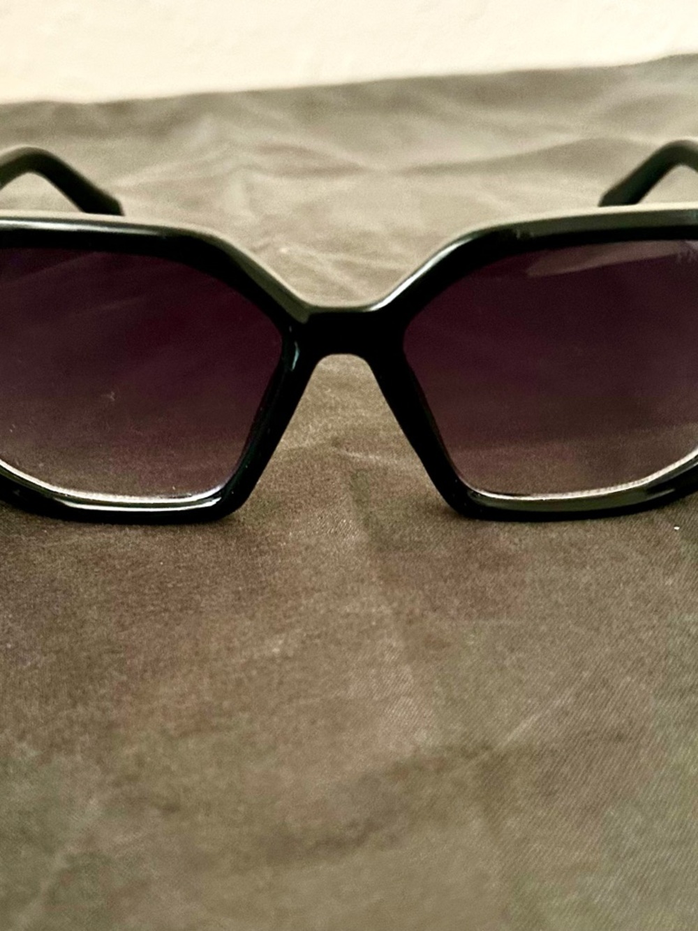 Prada Unisex Triangle Logo Acetate Sunglasses - Picture 3 of 7
